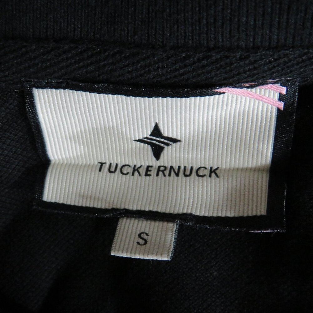 Tuckernuck Size Small Black Pique May Polo Dress Short Sleeve Casual Cotton NEW - Picture 2 of 6